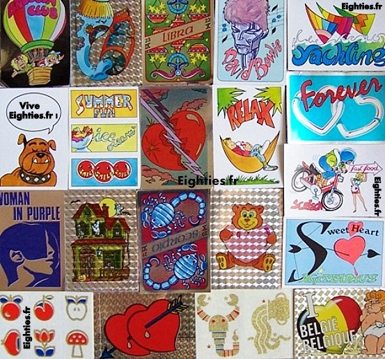 Fantastickers panini stickers années 80